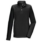 killtec - Girl's Ksw 138 Fleece Shirt - Fleecepullover Gr 116 schwarz