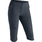 Maier Sports Inara Slim Capri Vario  Damen  Kurze Hosen grau Größe S Camping  