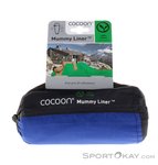 Cocoon Mummy Liner Baumwoll Schlafsack-Dunkel-Blau-One Size