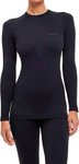 Falke - Warme technische Unterwäsche - Longsleeved Shirt Warm W Black für Dame