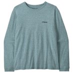 Patagonia - Women's L/S P-6 Logo Responsibili-Tee - Longsleeve Gr XL türkis