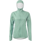 LÖFFLER Damen Regenjacke W HOODED JACKET WPM POCKET, Größe 42 in Grau