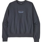 Patagonia 95 Oval Logo Daily Crew  Damen  Pullover grau Größe L Lifestyle  Ela