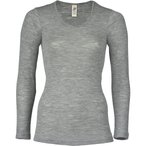 Engel  Damen  Longsleeves Merino grau Größe XL Lifestyle  Hautfreundlich Merin