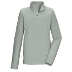 killtec - Girl's Ksw 138 Fleece Shirt - Fleecepullover Gr 116 grau
