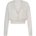 Mandala Front Tied  Damen  Pullover weiss Größe M Lifestyle | Yoga  Hautfreund