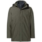 Vaude Idris 3in1 IV Parka Herren  Doppeljacke oliv Größe M Trekking  Windabwei