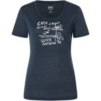 Super.Natural Cote D'azur  Damen  T-Shirts blau Größe M Lifestyle  Hautfreundl