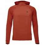 Black Diamond - L/S Alpenglow Hoody - Longsleeve Gr M rot