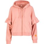 Blutsgeschwister Damen Ruffle Rebel Jacke (Größe XS, rosa)