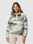 Columbia Helvetia II Printed Cropped Half Snap Half-Zip Fleece Pullover sedona s