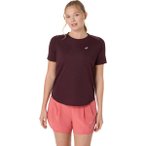 ASICS Damen T-Shirt ROAD SS TOP, Größe XS in Grau