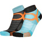 Eightsox Sport Color 3  2er Pack  Laufsocken blau Größe 39  Laufen  Atmungsakt