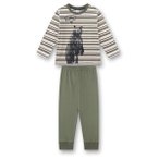 Sanetta - Boy's Cotton Pyjama 1/1 Set - Alltagsunterwäsche Gr 116 grau