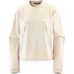 Salomon Motomesh Crewneck  Damen  Pullover beige Größe S Trekking  Atmungsakti