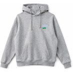 Mazine Herren Back Print Hoodie (Größe XXL, grau)