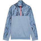 PUMA Kinder Jacke TAD ESS AOP Poly Half-Zip B, Größe 152 in Grau