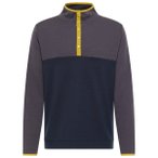 Stoic - Merino260 MMXX.Göteborg Snap - Merinopullover Gr M blau/grau