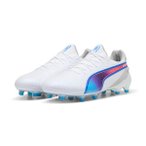 Puma Herren Fußb.-Nockensch. (FG) He/Uni KING ULTIMATE FG/AG, Größe 46 in Wei