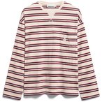 Armedangels Iconic å Fietaa Stripe  Damen  Longsleeves beige Größe XS Lifesty