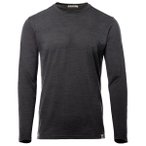 Aclima - Lightwool 180 Crewneck - Merinoshirt Gr S grau/schwarz