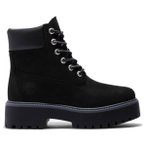 Timberland - Women's Stone Street 6 Inch Lace Up - Freizeitstiefel 39 schwarz
