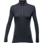 DEVOLD Damen Unterhemd BREEZE WOMAN HALF ZIP NECK, Größe XS in Schwarz