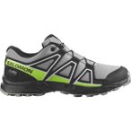 SALOMON Kinder Trekkinghalbschuhe SHOES SPEEDCROSS WP J Alloy/Black/Grgeck, Grö