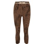 VENICE BEACH Damen Tight VB_Kendall 1117 AOP Tights 7/8, Größe XS in Braun