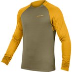 Endura SingleTrack Fleece  Herren  Longsleeves oliv Größe M Mountainbike  Elas
