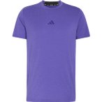 adidas D4T Workout Herren T-Shirt ( Violett XL)