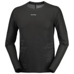 Salomon - Sense Aero Long Sleeve Tee GFX - Laufshirt Gr M schwarz