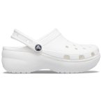 Crocs - Women's Classic Platform Clog - Sandalen US W7 weiß
