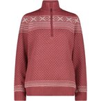 CMP Knitted WP  Damen  Pullover rot Größe M Trekking  Hautfreundlich