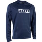 ION Logo   Longsleeves blau Größe S Mountainbike