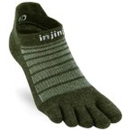 Injinji - Run Lightweight No Show Wool - Laufsocken 47,5+ oliv