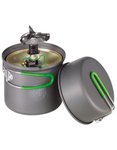 Optimus - Kochset - Pack Weekend HE + Canister Black  - Grau