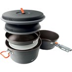 GSI Pinnacle Base Camper L Kochset  Camping Kochgeschirr schwarz Größe ONE SIZ