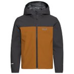 Jack Wolfskin - Kid's Adventuretribe 2L Jacket - Regenjacke Gr 104 braun/grau