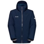 Mammut - Treeline Hardshell Hooded Jacket - Regenjacke Gr M blau