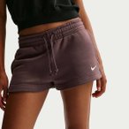 NIKE Damen Shorts W NSW PHNX FLC MR STD SHORT, Größe XL in Weiß