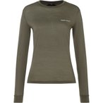 Super.Natural Alarm Running  Damen  Longsleeves Merino oliv Größe XS Trekking 