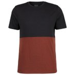Stoic - Merino155 LaholmSt. Colorblock T-Shirt - Merinoshirt Gr S schwarz/rot