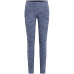 ODLO Damen Tights Tights ZEROWEIGHT PRINT REFLEC, Größe XS in Blau