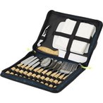 Outwell Morella Picknick Besteck Set  Campingbesteck braun Größe One Size Camp