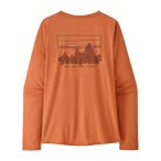 Patagonia W's L/S Cap Cool Daily Graphic Shirt Damen ( Hellrot S Größe,)