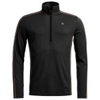 Ortovox - 185 Rock'N'Wool Zip Neck - Merinounterwäsche Gr L schwarz