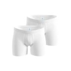 ODLO Herren Unterhosen Boxershorts He/Uni ACTIVE LIGHT 2 PACK, Größe L in Wei�
