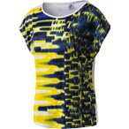 ADIDAS Damen Sweatshirt GRAPHIC TEE, Größe S in Gelb