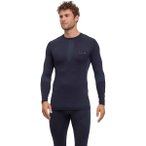 FALKE Herren Unterhemd W Longsleeved Shirt m, Größe 2XL in Schwarz